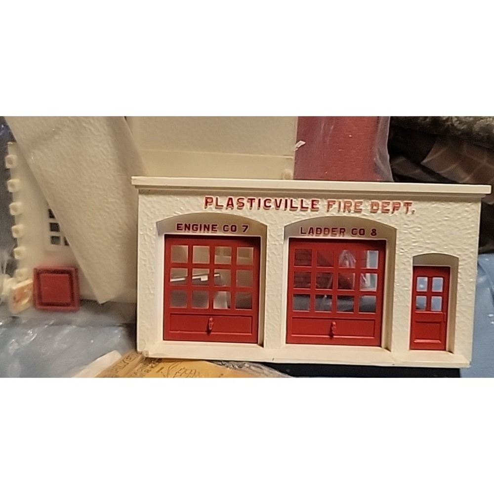 Plasticville fire Department House and Concrete Risers